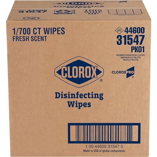 CloroxPro CloroxPro Clorox Disinfecting Wipes, Fresh Scent, 700 Count