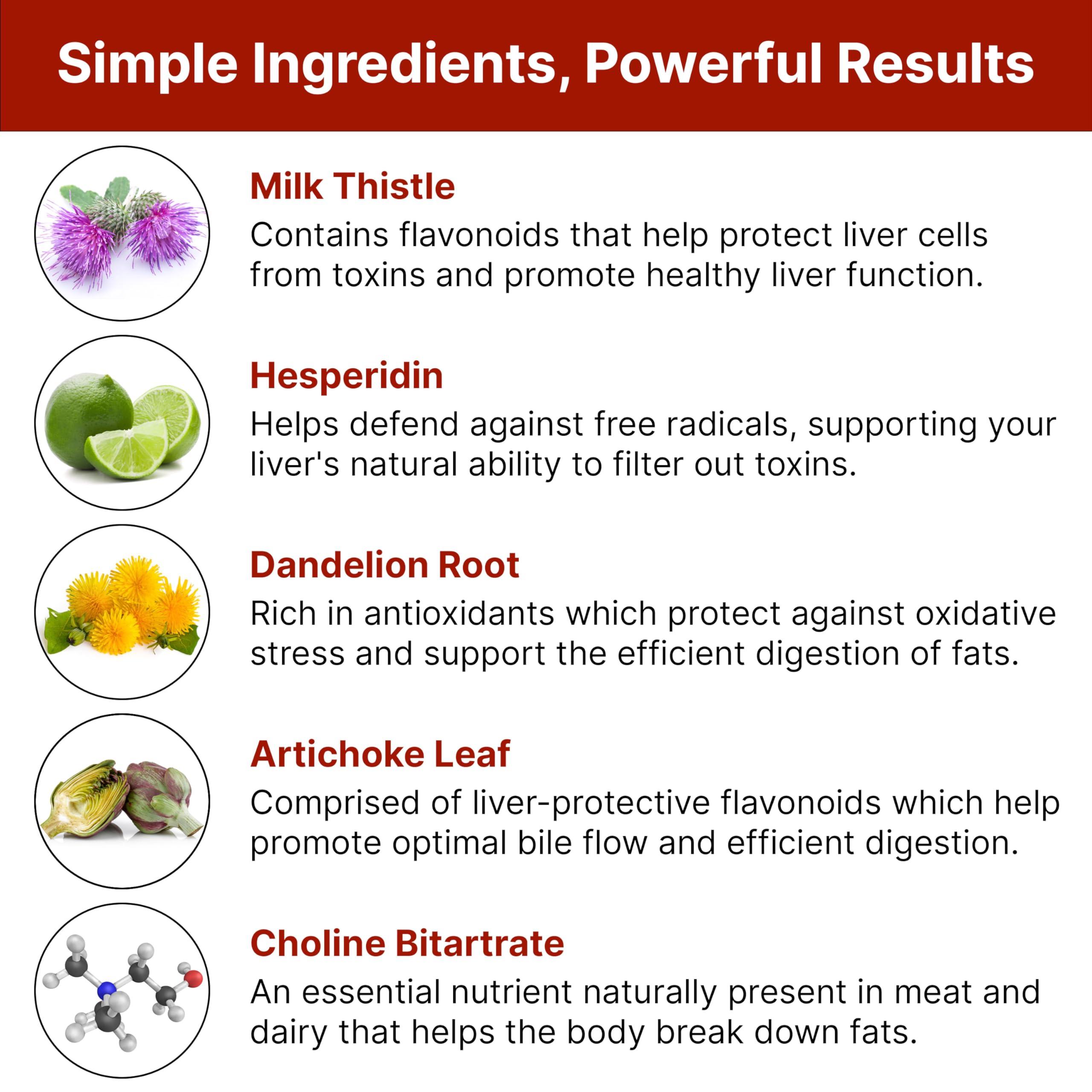 Hepaclear Hepaclear - Natural Liver Support Supplement with Hesperidin - Non-GMO, Vegan, Gluten-Free