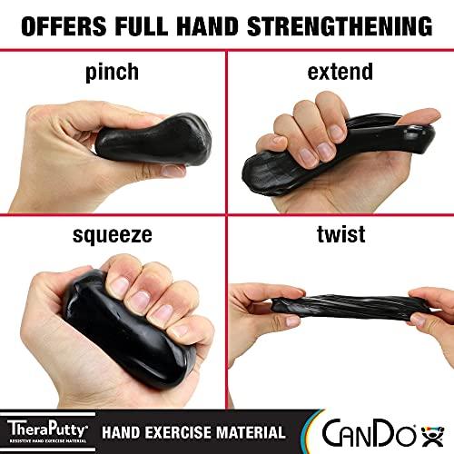 CanDo CanDo TheraPutty Standard Hand Exercise Putty For Rehabilitation, Exercises, Hand Therapy, Occupational Therapy, Hand Strengthening, Improve Motor Skills, Stress Relief