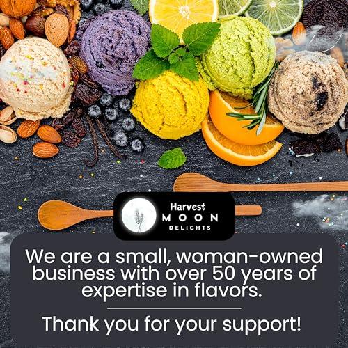 Harvest Moon Delights Natural Ube Flavor Extract - 2 oz - Water-Soluble - Clear Color - By Harvest Moon Delights - Ube Flavoring Extract for Ube Halaya - Ube Extract for Baking Filipino Desserts and Drinks