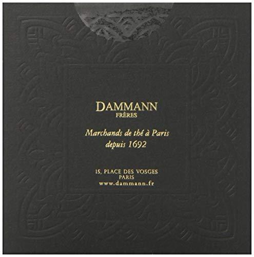Dammann Freres Dammann Freres Sachets, Jardin Bleu Tea Bags, Premium Gourmet French Black Tea, Blend Strawberry, Rhubarb Flavors, 25 Count (Single Pack)