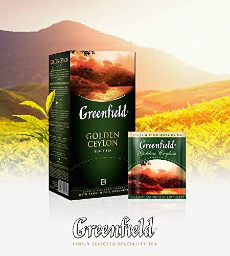 Greenfield Greenfield Golden Ceylon ?lassic Collection Black Tea Finely Selected Speciality Tea 25 Double Chamber Teabags With Tags in Foil Sachets