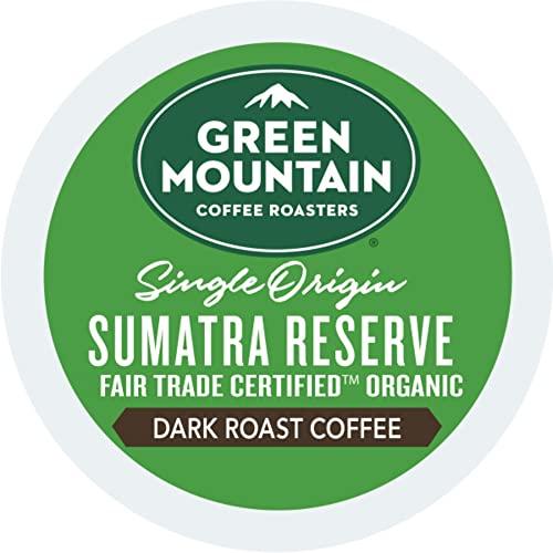 Green Mountain Coffee Roasters Green Mountain Coffee Roasters Sumatra Reserve Coffee, Keurig Single-Serve K-Cup pods, Dark Roast, 32 Count