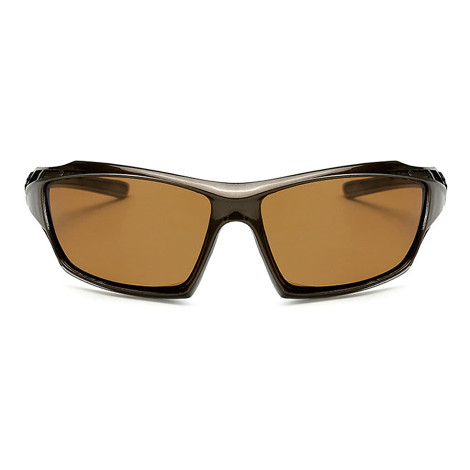 willochra willochra Wrap Around Polarized Reading Full Lens Sun Glasses For Women Men Presbyopia Sports Cycling Driving Sunglasses Reader (brown, 3.5, multiplier_x)