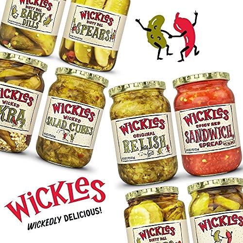 Wickles Wickles Wicked Pickle Chips, 16 oz