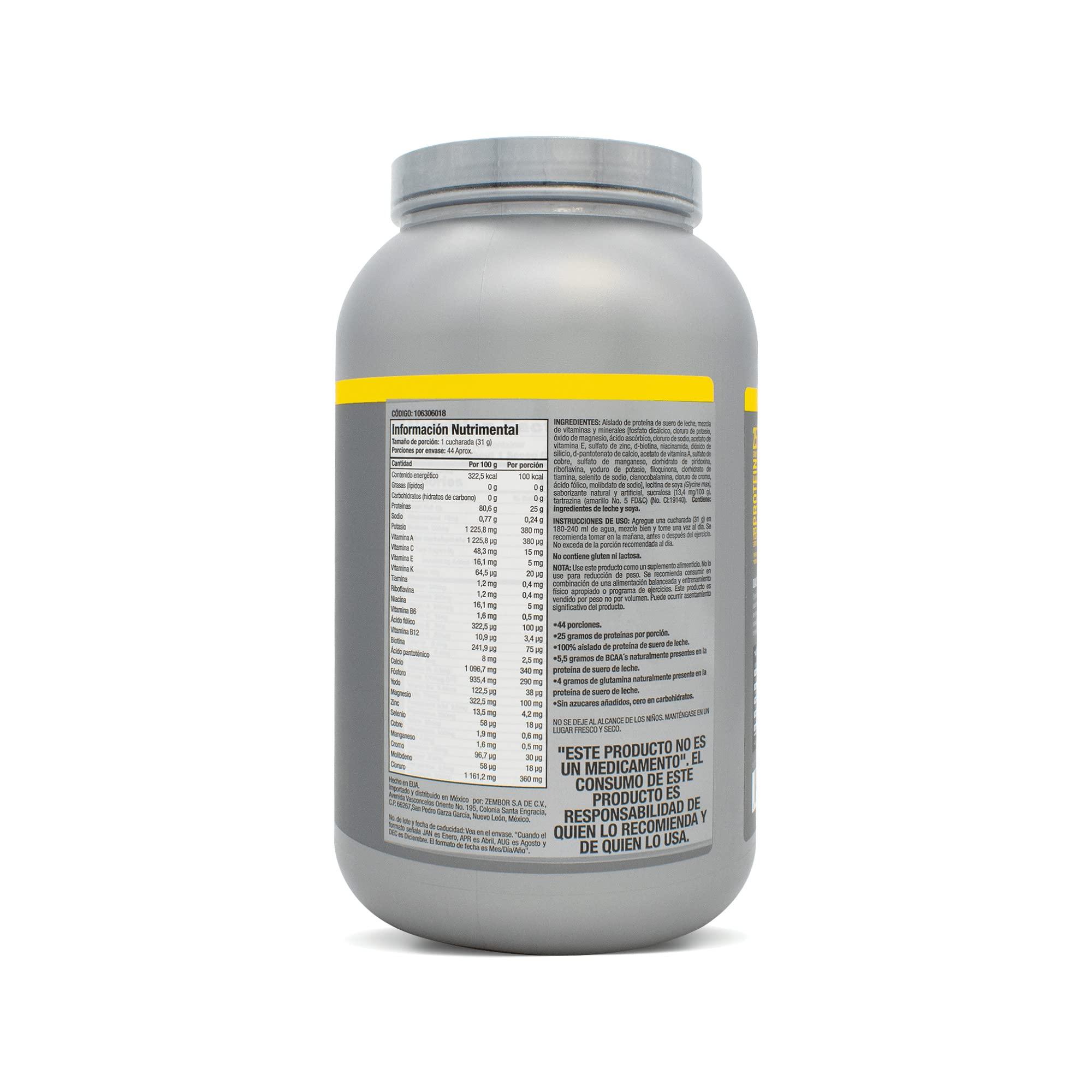Isopure Nature'S Best Isopure Banana Cream (Zero Carb), 3-Pound Tub