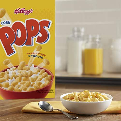 Corn Pops Kellogg's Corn Pops, Breakfast Cereal, Original, Excellent Source of 7 Vitamins and Minerals, 10oz Box(Pack of 8)