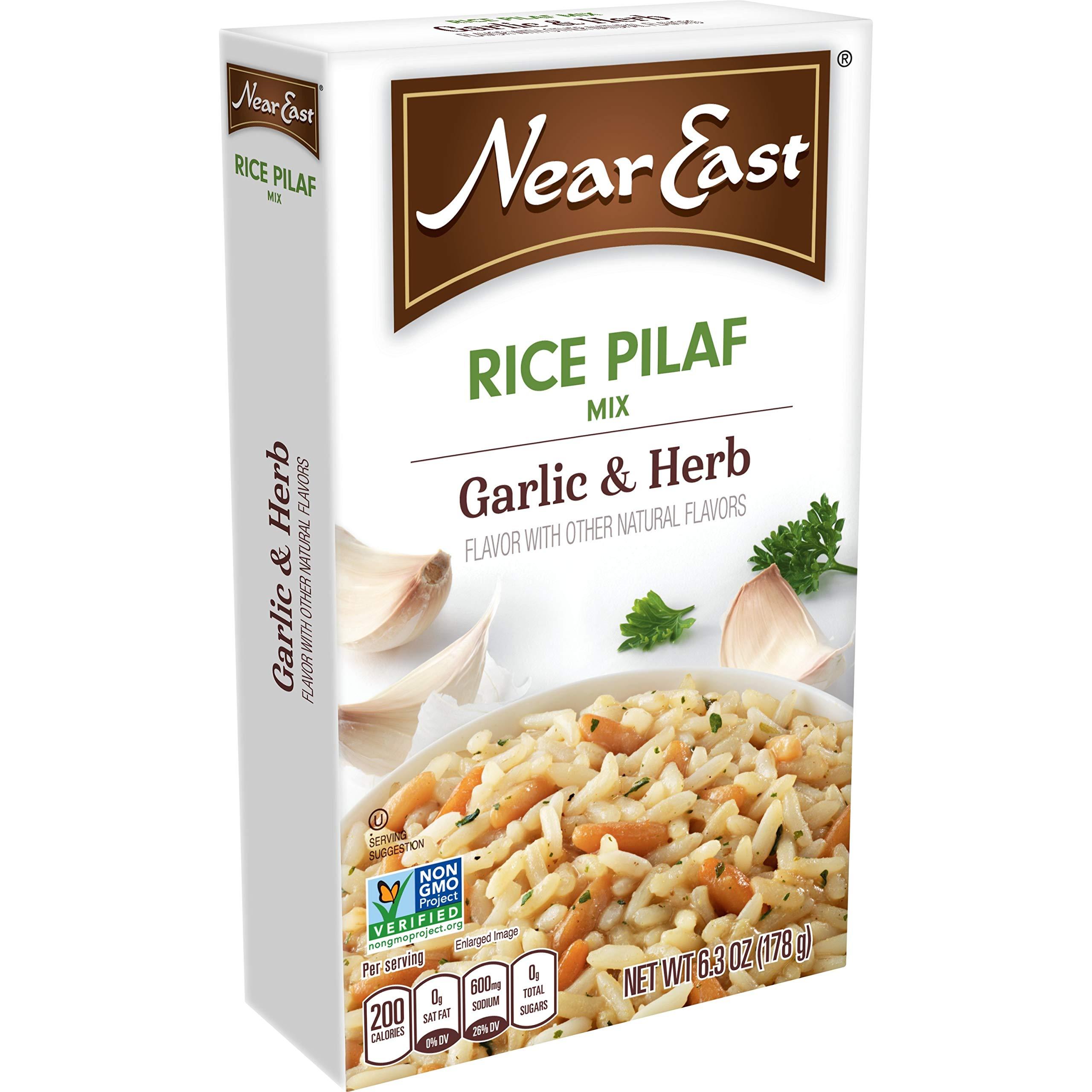 Quaker Near East Rice Pilaf Mix, Garlic & Herb, 6.3oz Box