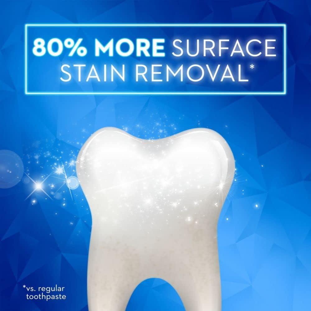 Crest Crest 3D White Stain Eraser Teeth Whitening Toothpaste, ICY Clean Mint, 3.1 oz, Pack of 2