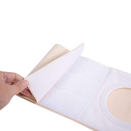 TMISHION TMISHION 3 Sizes Ostomy Belt, Unisex Ostomy Hernia Support Belt Abdominal Binder Brace Ostomy Hernia Belt Stoma Support Wraps for Prevent Parastomal Hernia Stoma Opening(XL)