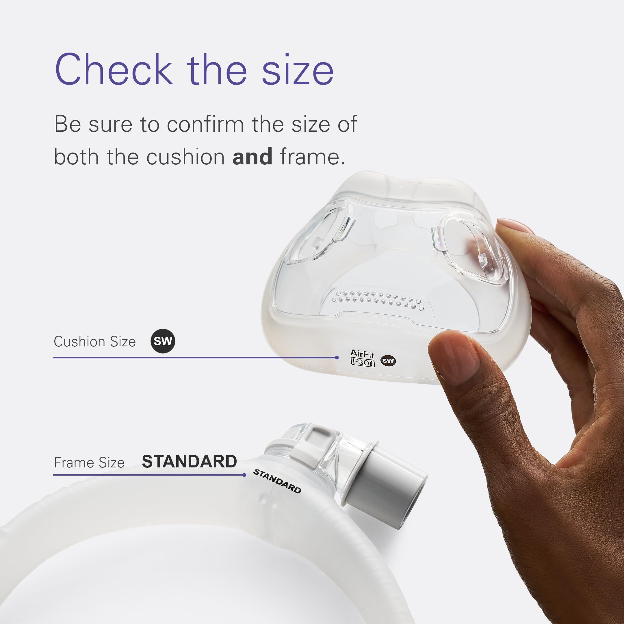 ResMed ResMed AirFit F30i Standard Frame System (no Headgear) - Small-Wide