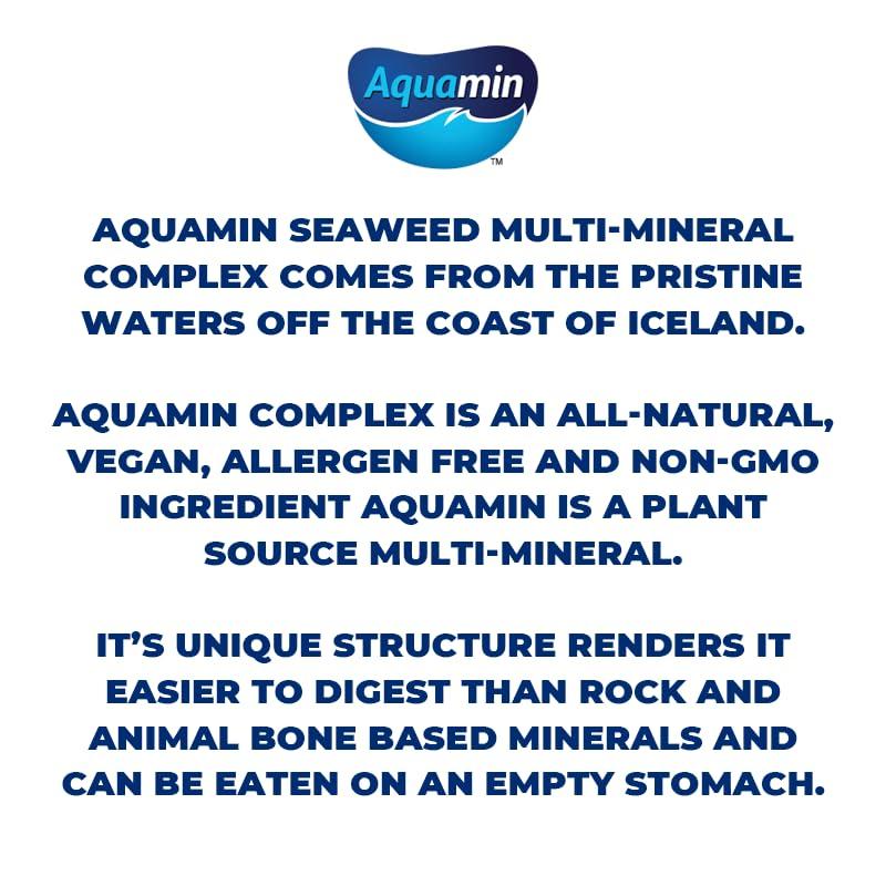Gusevit 5-in-1 Gusevit Magnesium Complex, Aquamin Magnesium Hydroxide, Malate, Oxide, Citrate, Glycinate, 60 Capsules, 30 Days Supply,