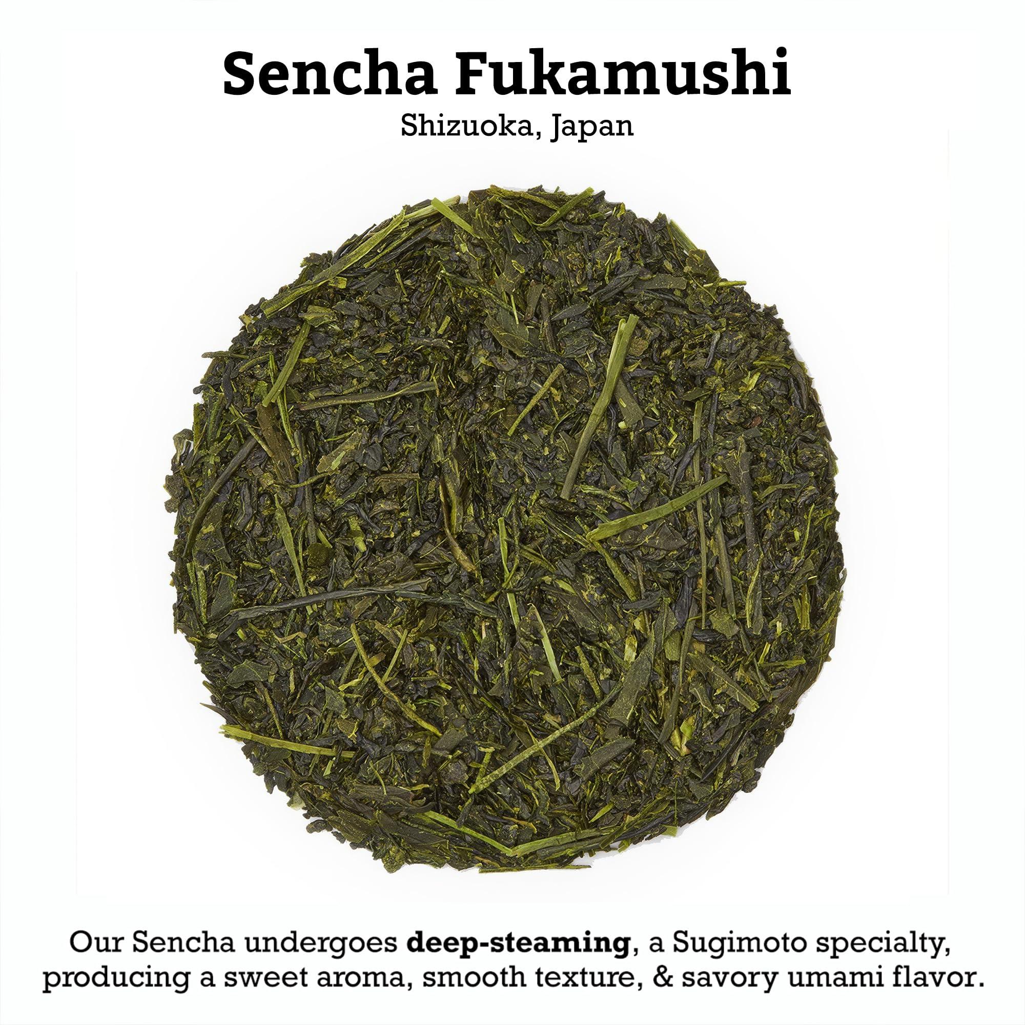 Sugimoto Tea SUGIMOTO TEA Japanese Sencha Green Tea Leaf Bulk 1.0 lb (454 g) Pack of 1