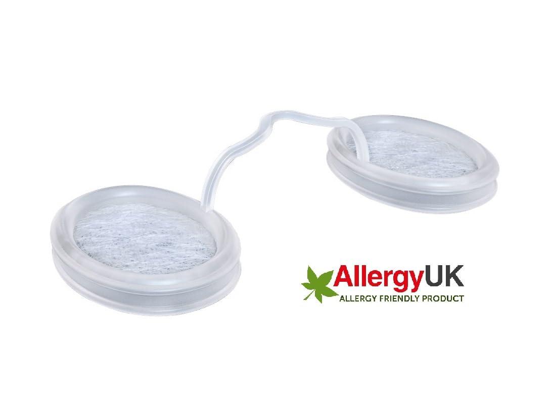 Protego O2 O2 Nose Filters with 3M Filtration - Allergy Nose Filter - Nasal Dilators for Sleeping - Nose Filters for Dust - Anti Snoring Devices - Dust Mask (Size X-Small, Pack of 10)