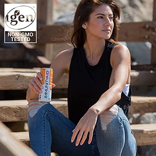 LIFEAID LIFEAID Wellness Blend With Echinacea Zinc Astragalus Vitamin C Only 45 Calories 100 Clean Vegan GlutenFree No Artificial Flavors Sodium or Caffeine cans Can, IMMUNITYAID, 12 Fl Oz