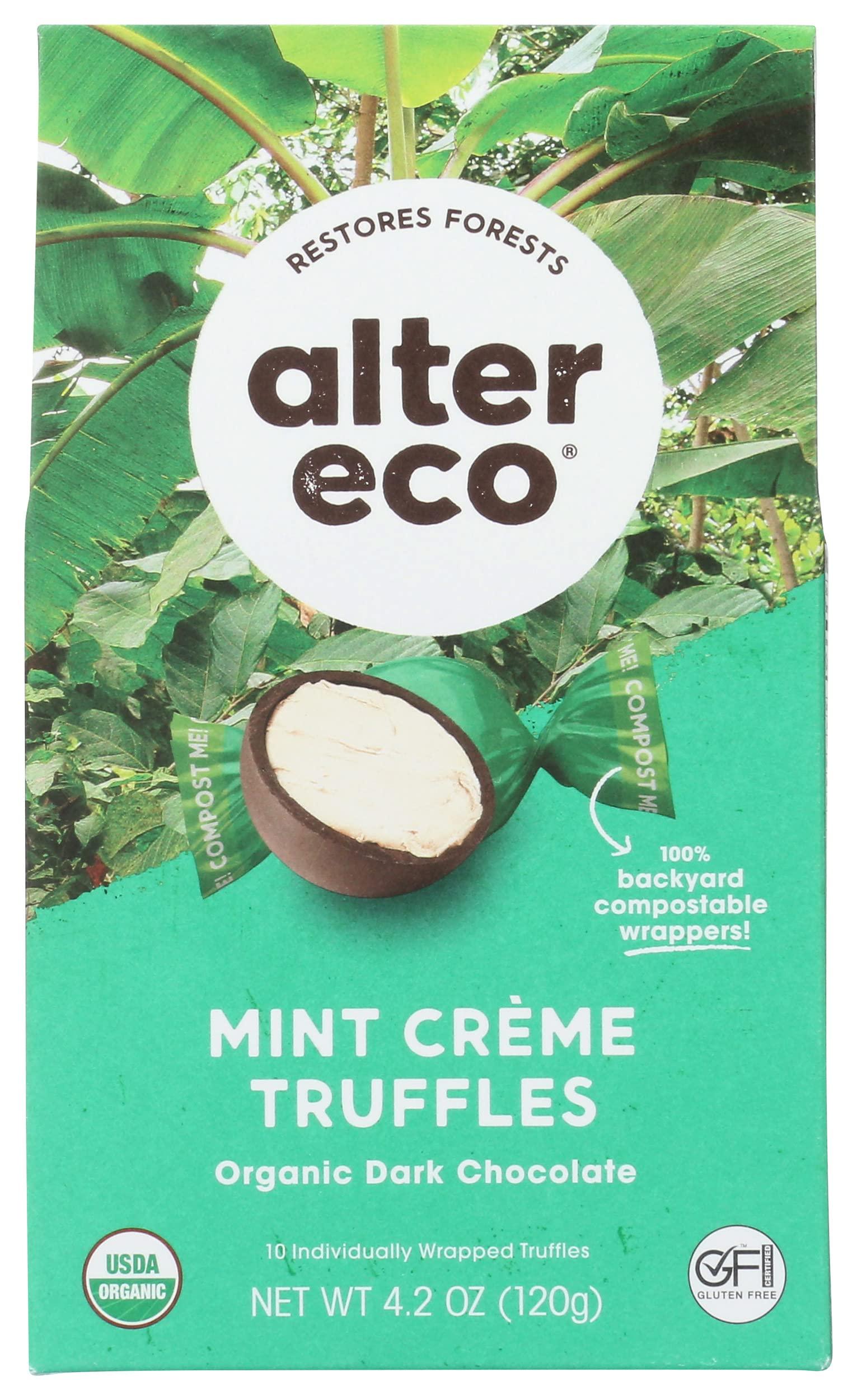 Alter Eco Alter Eco Chocolate Truffle Dark Mint Organic, 4.2 oz Pack of 8