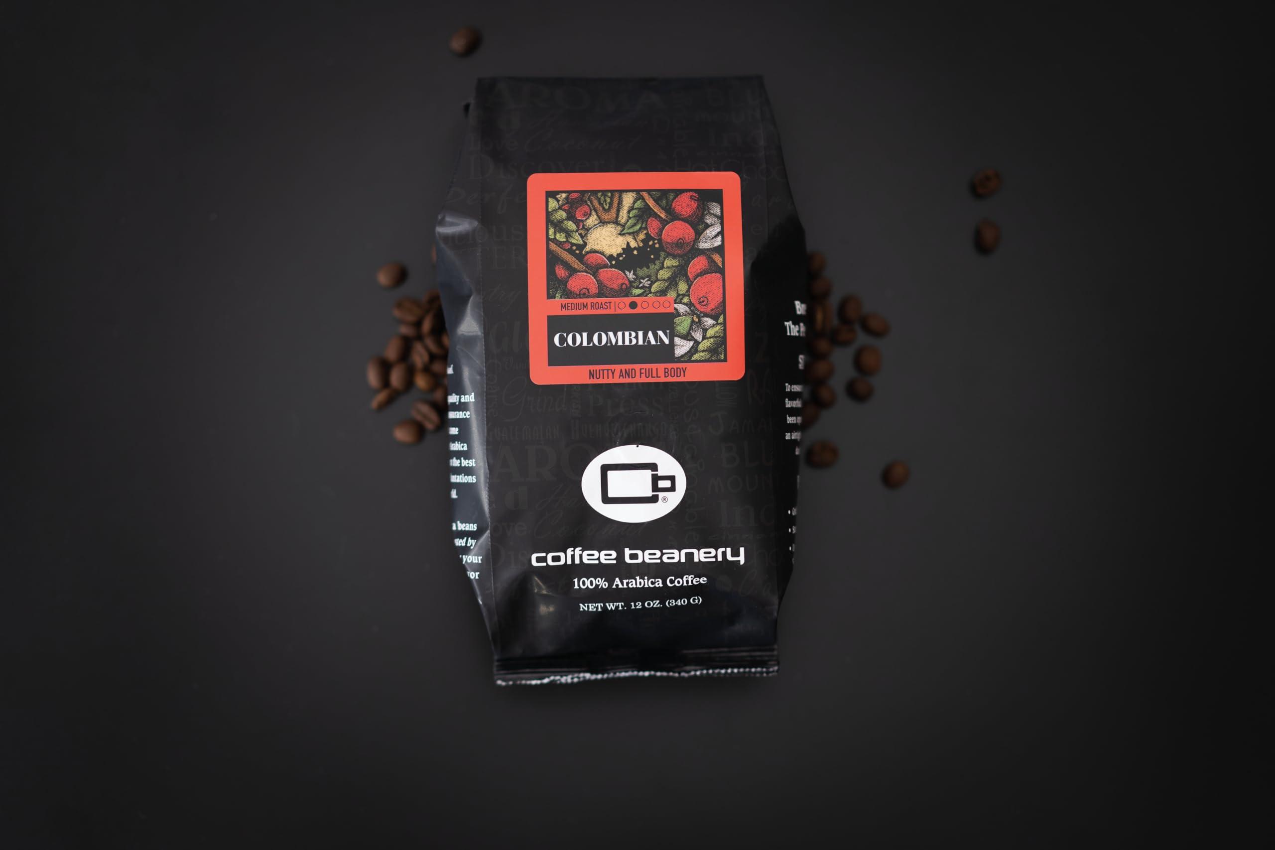 Coffee Beanery Colombian Specialty Coffee | 1 Bag 3LB Coffee (Fine) | Medium Roast