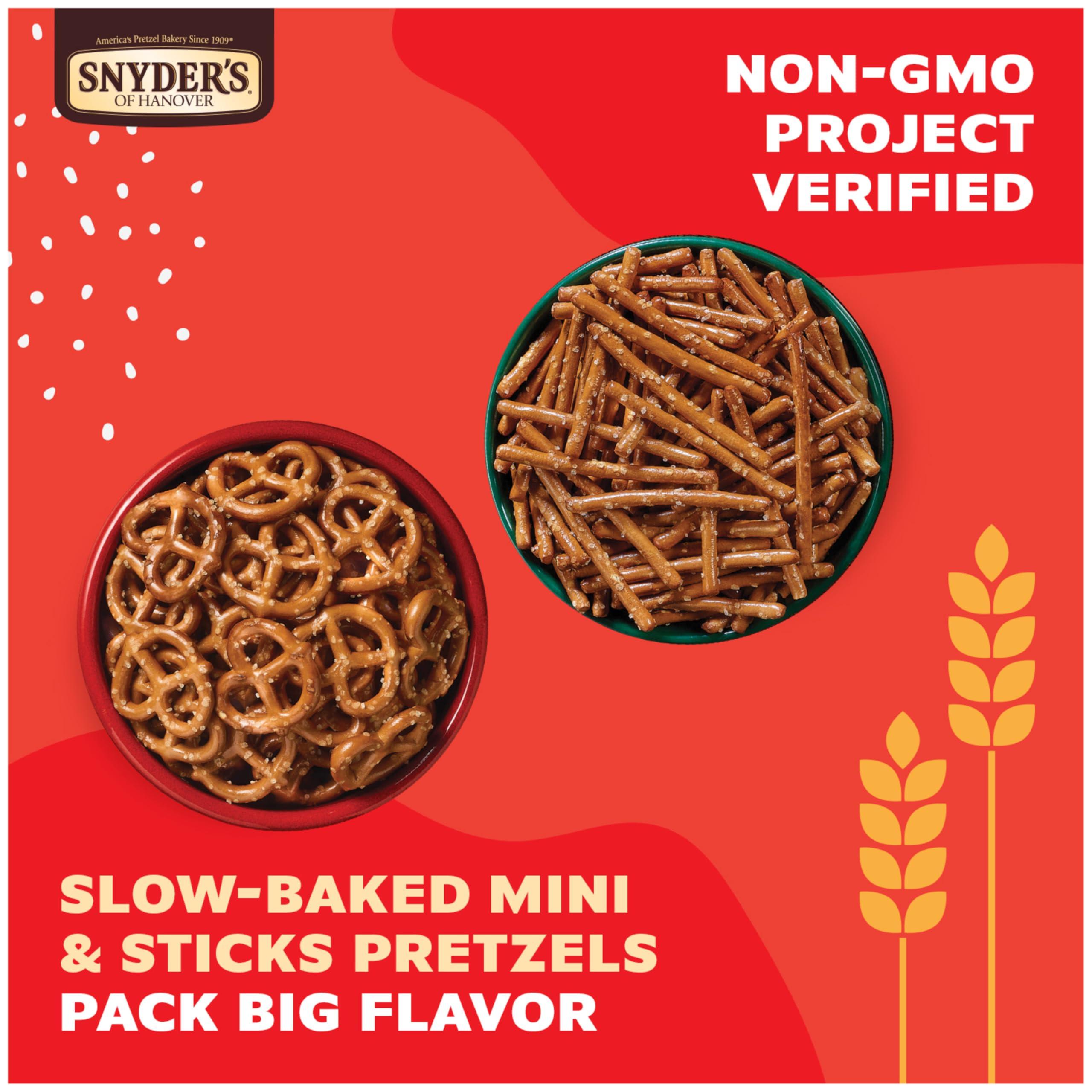 Snyder's of Hanover Snyder's of Hanover Pretzels, Minis and Sticks 100 Calorie Packs, 20 Ct Variety Pack