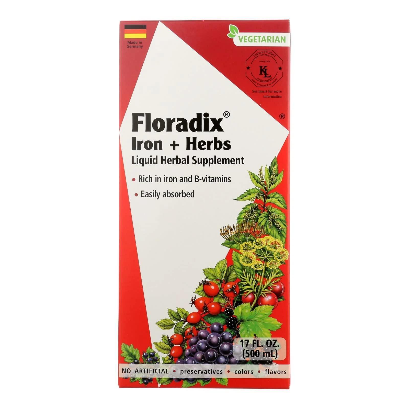 Floradix FLORADIX Iron & Herbs, 17 FZ