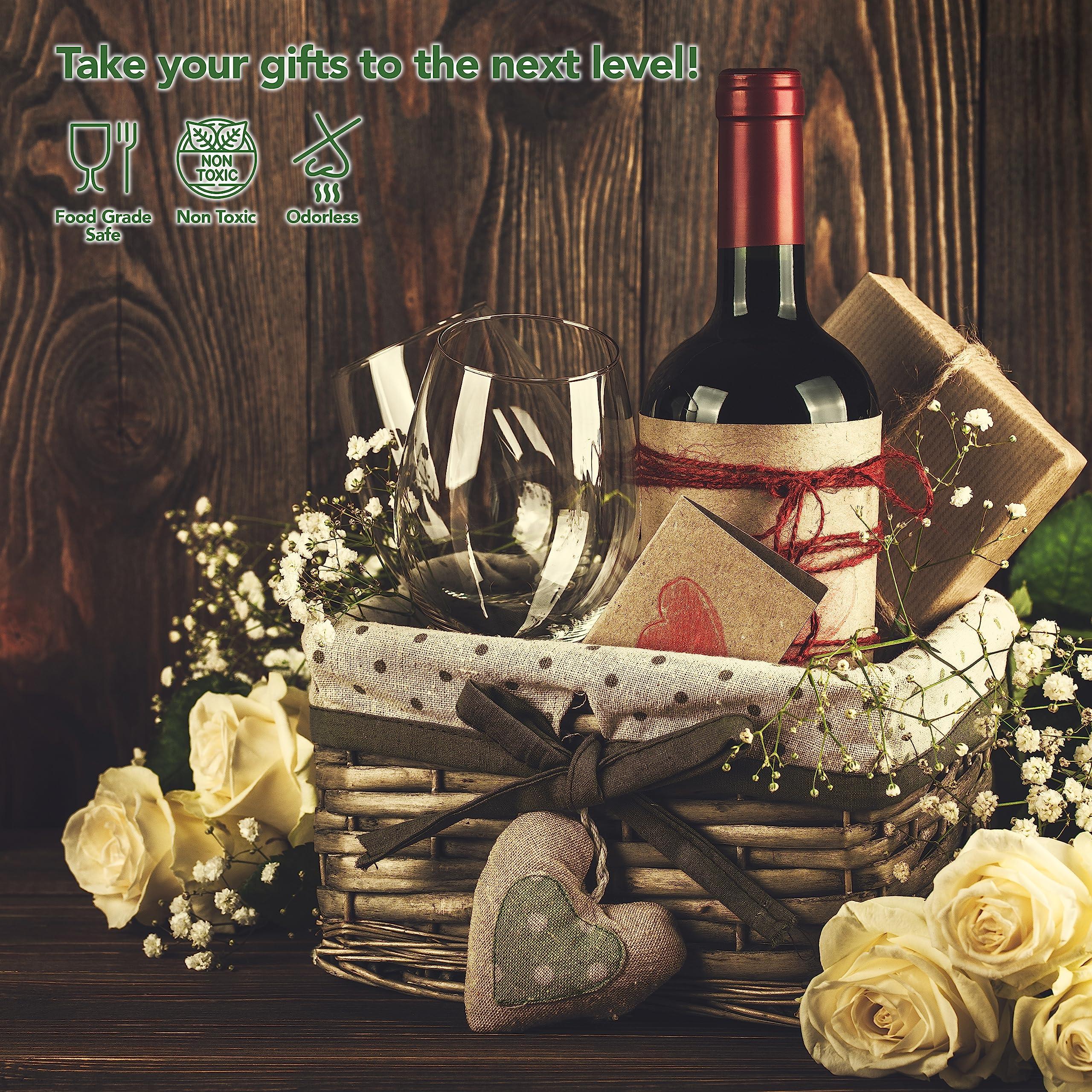 Seal Fresh Seal Fresh Extra Large Cellophane Bags 16\" x 24\" (25 Count) Clear Basket Wrapping Bags, Cellophane Gift Bags, Clear Gift Bags, Cellophane Bag, Basket Bags, Plastic Bags, Cellophane Wrap