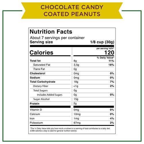 Russell Stover Chocolates Russell Stover Sugar Free Chocolate Candy Coated Peanut Gems, 7.5 Ounce Bag