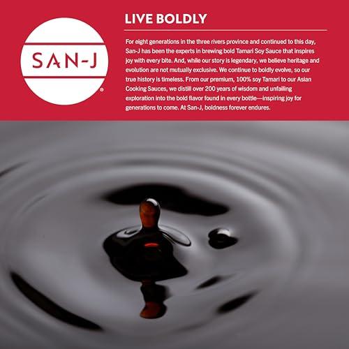 San-J San-J - No Soy Tamari - Specially Brewed Soy Sauce Alternative - 10 oz. Bottle