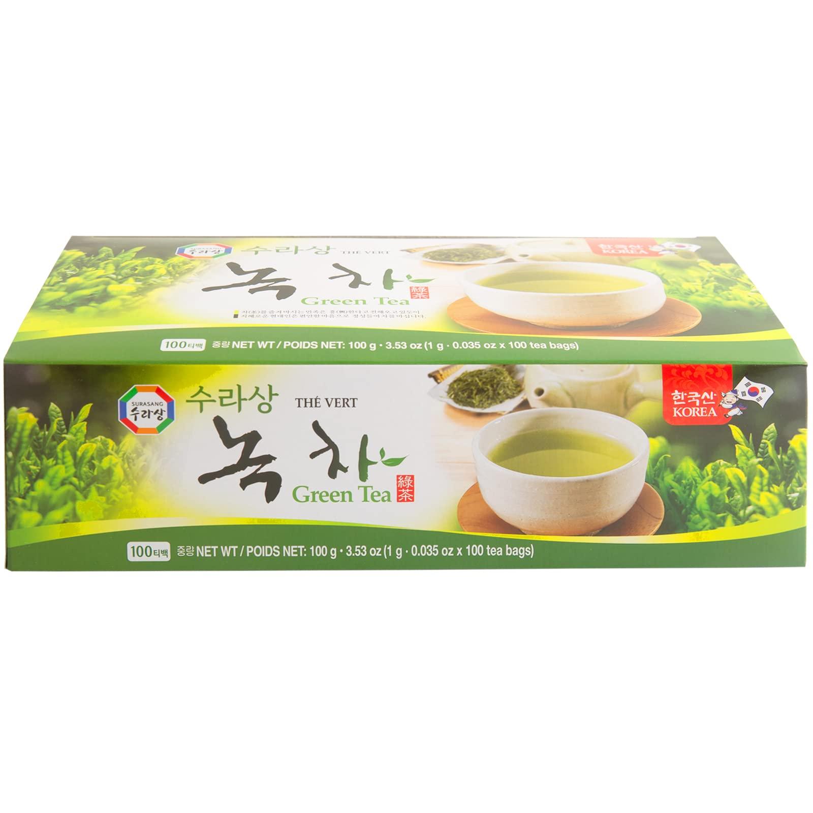 Surasang Surasang Green Tea, Simple and Classic Green Tea, 100 teabags