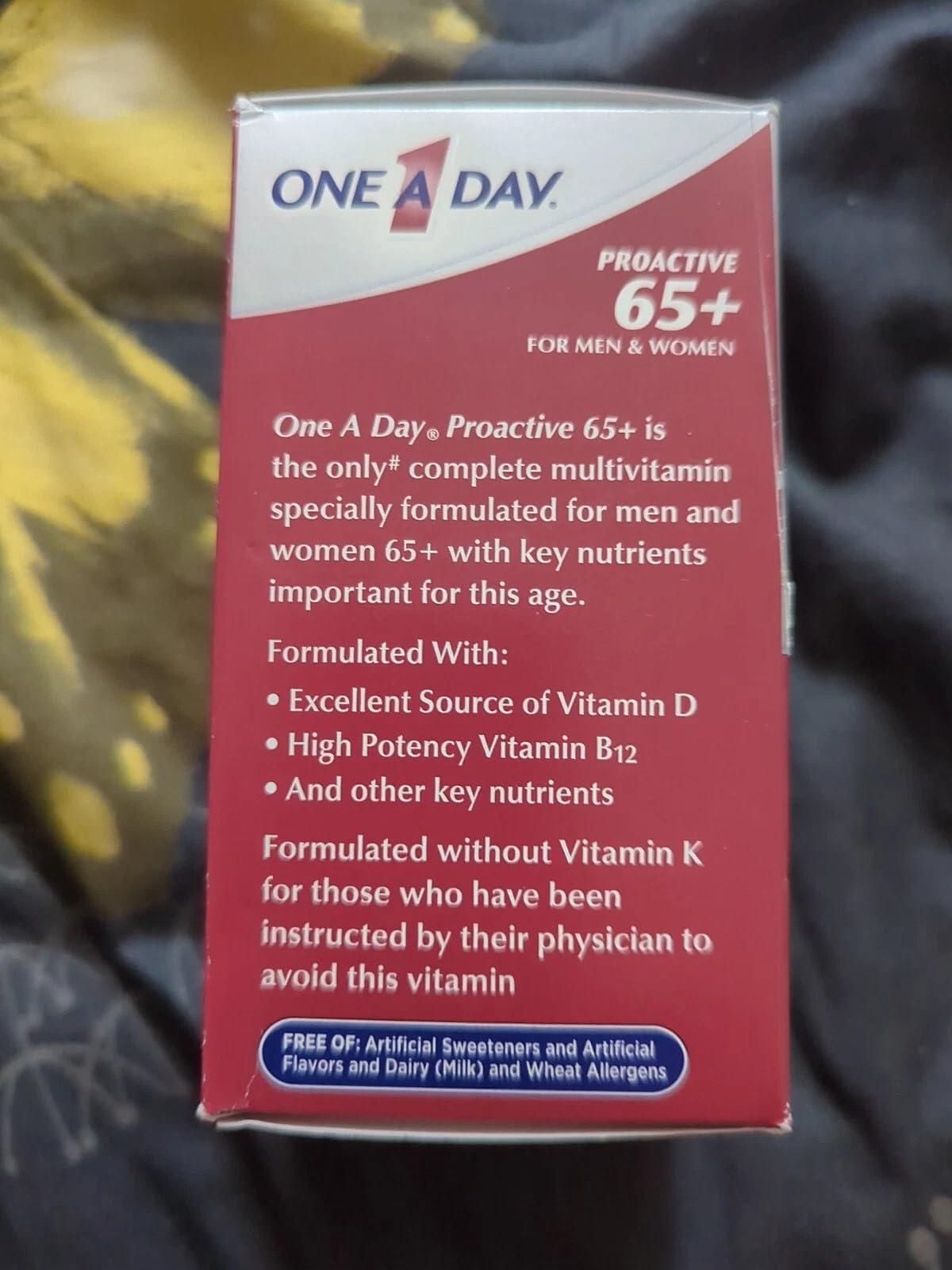 ONE A DAY One A Day Proactive 65+ Multivitamins, 150 Count (3 Pack)