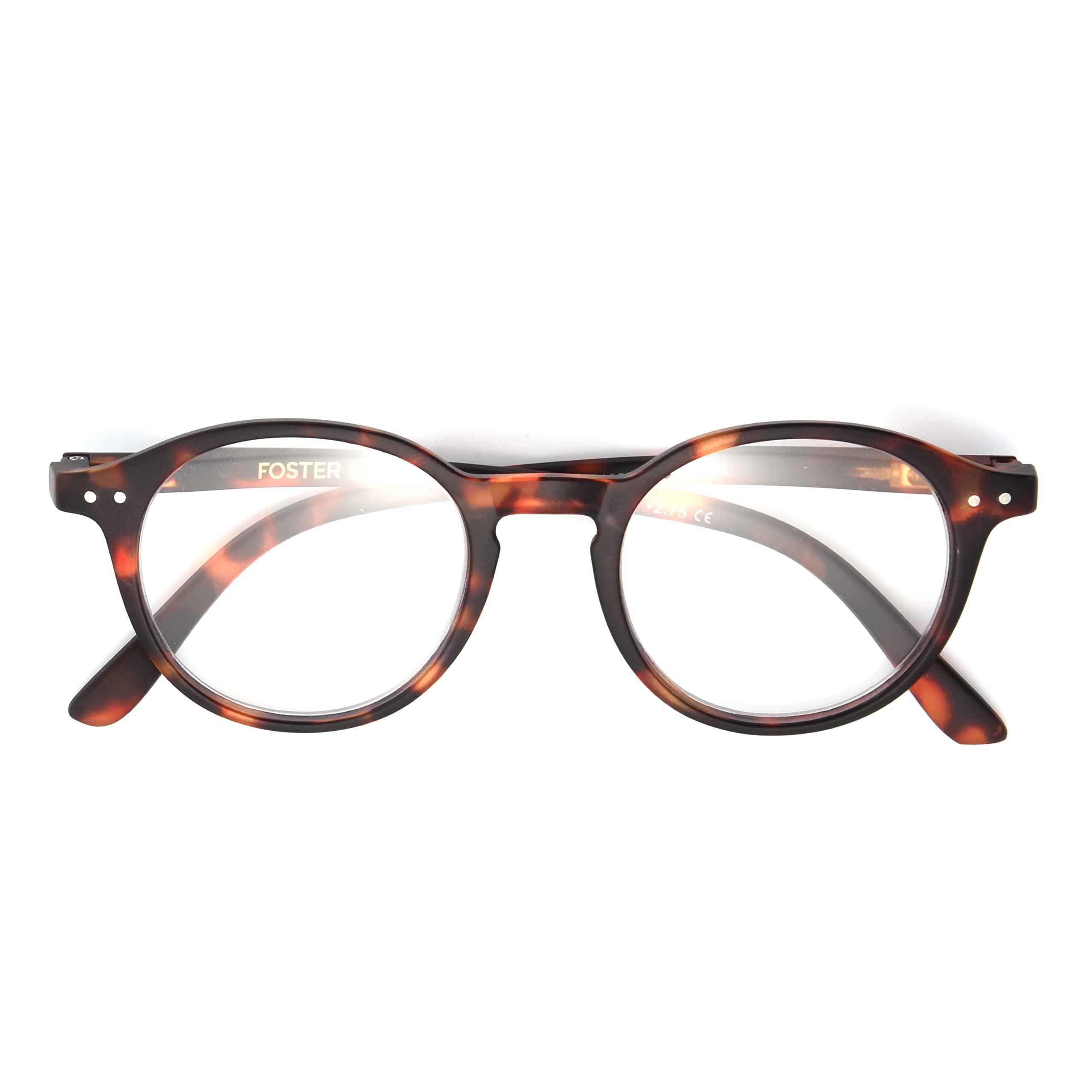 Foster Grant Foster Grant Unisex Parker Anti-fog Blue Light Readers Reading Glasses, Matte Rubberized Tortoise, 48 Mm US