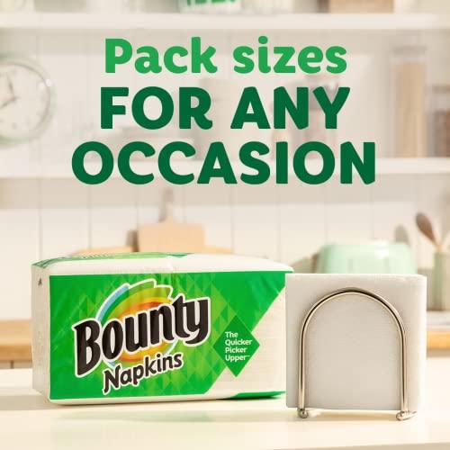 Bounty Bounty Paper Napkins, White, 200 Count