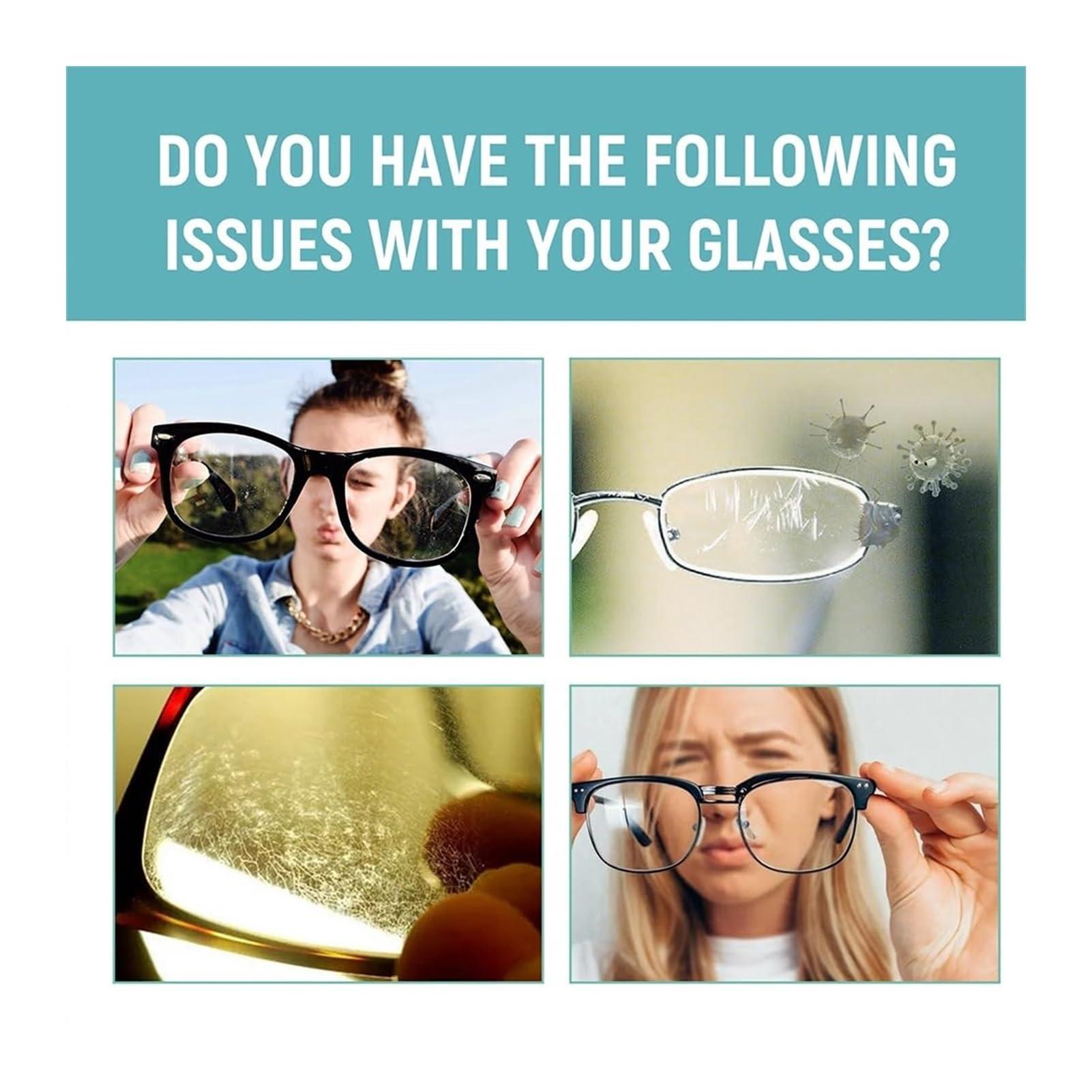 DGDXLMPNR Eyeglass Lens Scratch Remover Spray, Glasses Lens Scratch Remover Spray, Scratch Remover For Sunglasses, Scratch Remover For Eyeglasses, Eyeglass Cleaning Tools For Lenses Screens ( Color : 3 set , Si