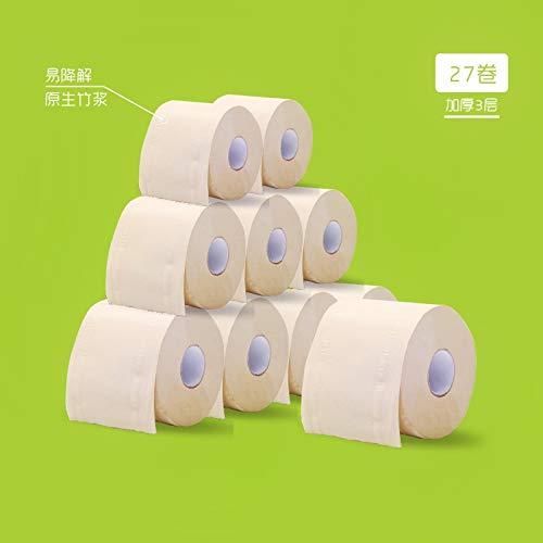 Nature Bamboo Nature Bamboo Toilet paper 12 Roll/case