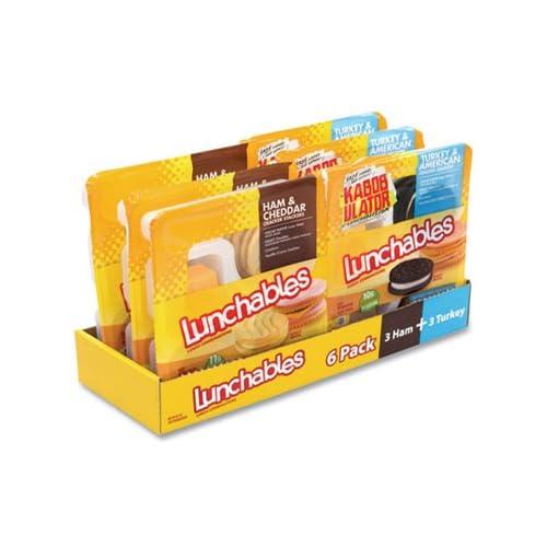 Generic Generic Lunchables Variety Pack, Cracker Stackers Snack Kit Turkey/American and Ham/Cheddar - 6 Packs