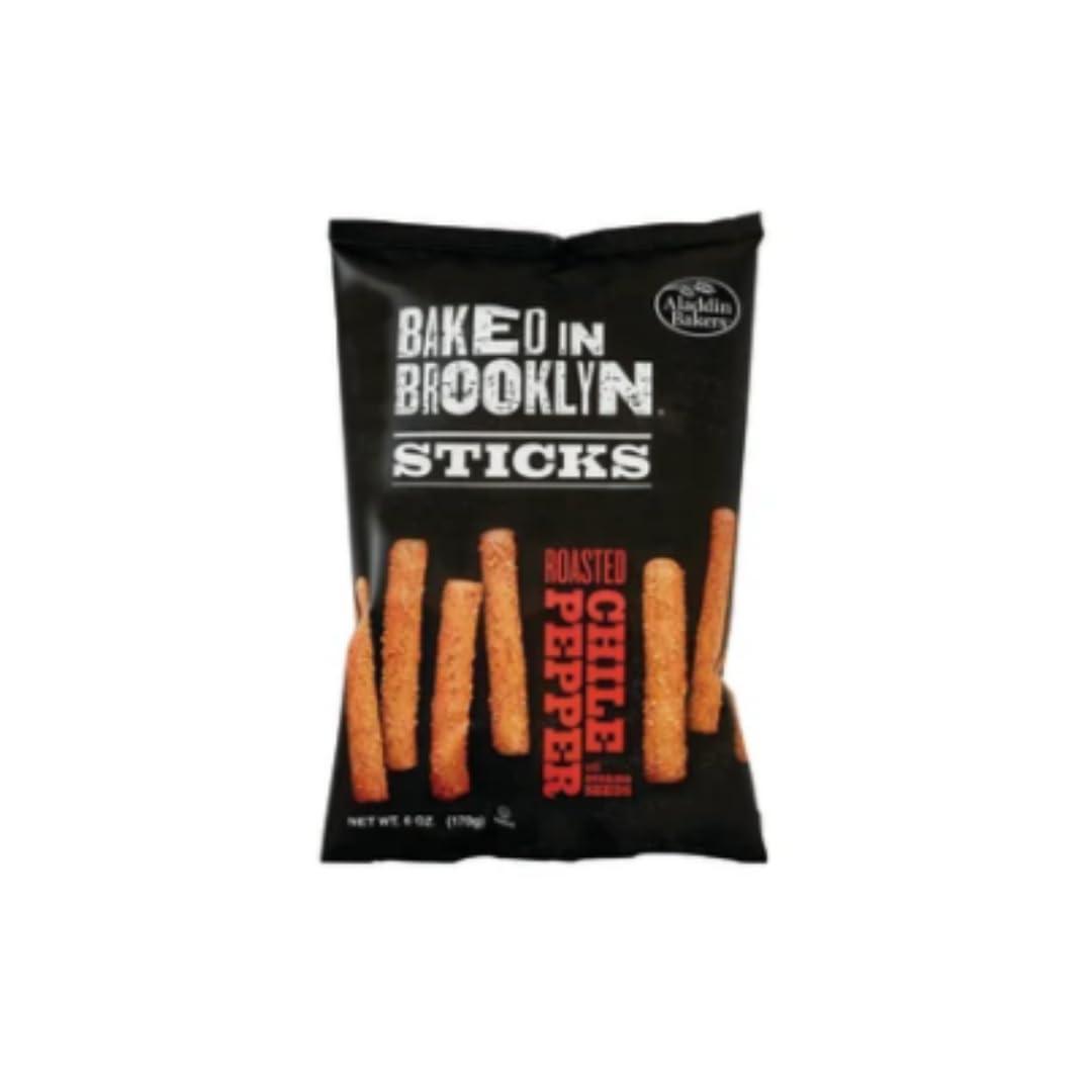Generic Generic Variety Pack Baked in Brooklyn - 4 Flavors of Pita Chips, 4 Flavors of Sticks, 2 Flavors of Flatbread - Healthy Snacks - 6 oz Each, 10 Pack - Perfect for Parties & On-the-Go