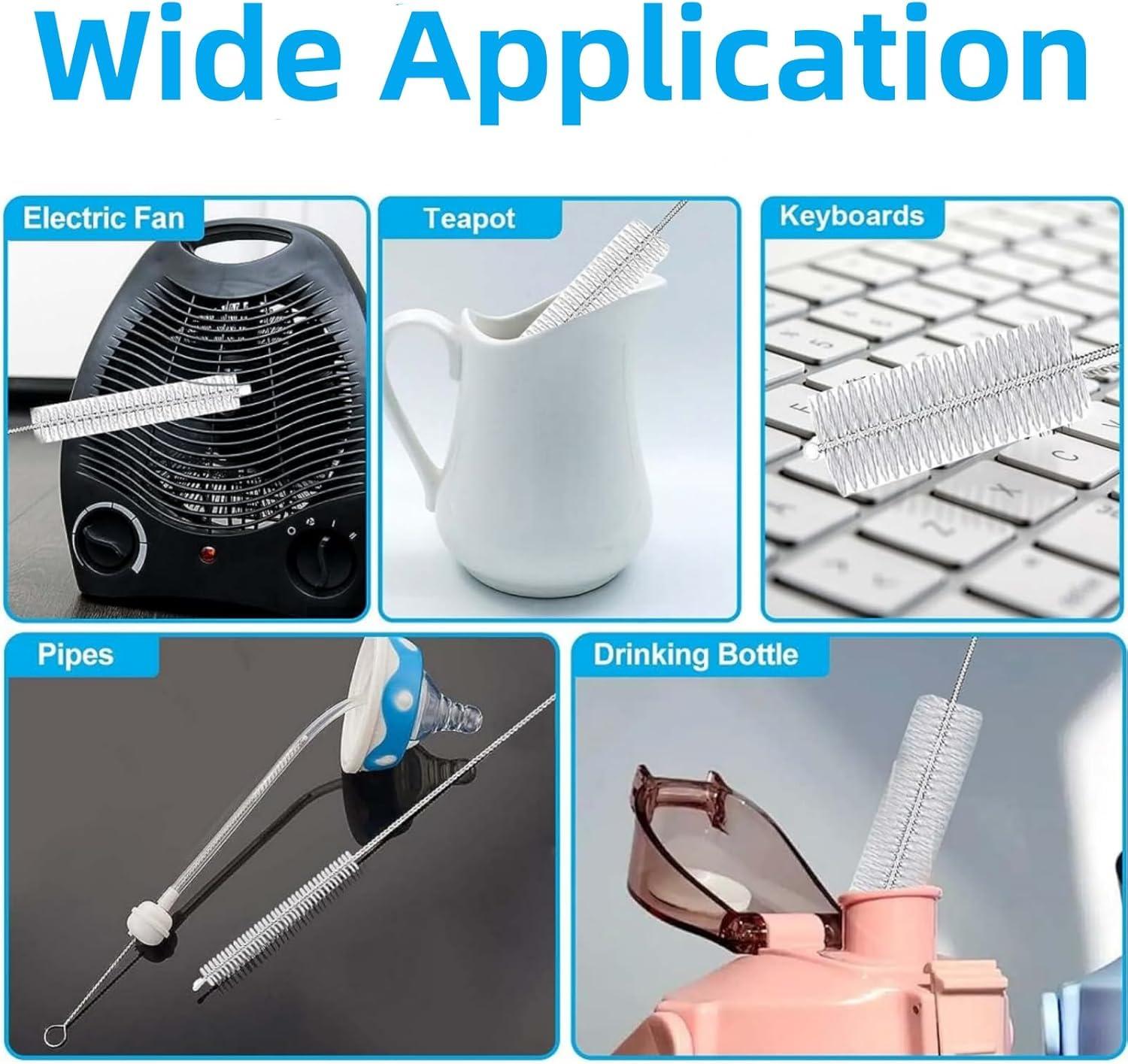 GL-Auking 6Pack Replacement Straw for Owala FreeSip Water Bottle 24oz/32oz, Reusable BPA Free Clear Drinking Straws with Straw Cleaner Brush for Owala 24oz 32oz FreeSip Water Bottle Accessories