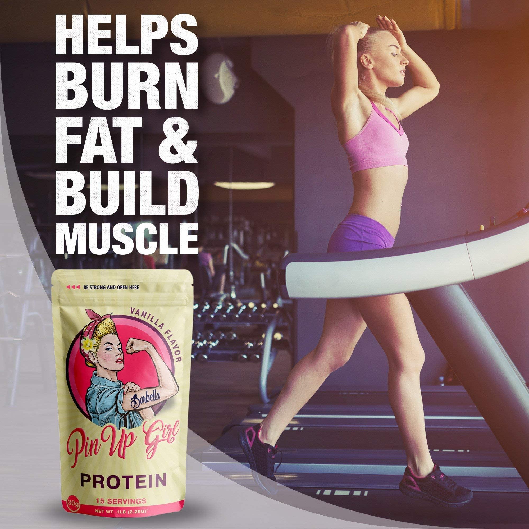 Pin Up Girl Pin Up Girl Whey Protein Isolate Powder | French Vanilla | 25g of Protein Per Serving | Premium Muscle-Building Whey Protein for Women | Fat Free, Low Calorie, Low Carb, No Added Sugar (32 Ounces)