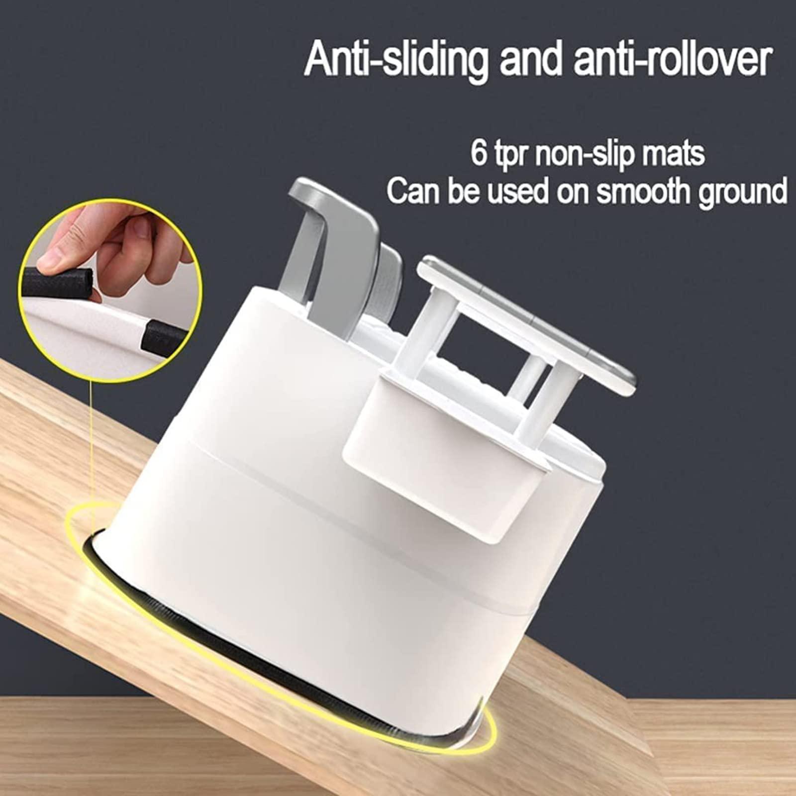 EKSED Commode Chair,Bedside Commodes,Adult Potty Chair for Seniors,Portable Toilets for Home Use,Suitable for People with Disabilities The Elderly,Shower Chair with Armrests and Tissue Box Easy Cleaning