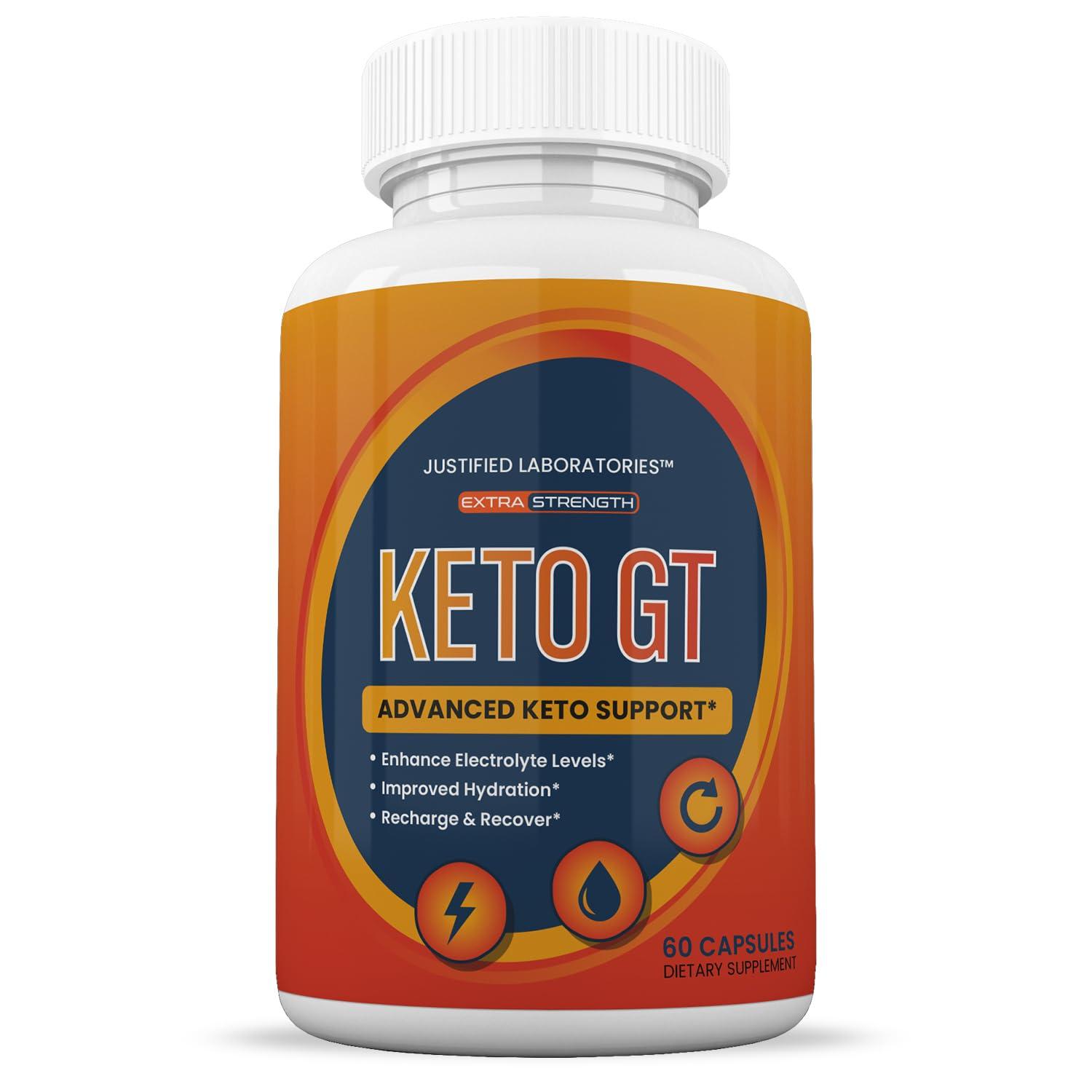 Justified Laboratories (3 Pack) Keto GT Keto Pills 1275MG New & Improved Formula Contains Apple Cider Vinegar Extra Virgin Olive Oil Powder Green Tea Leaf 180 Capsules