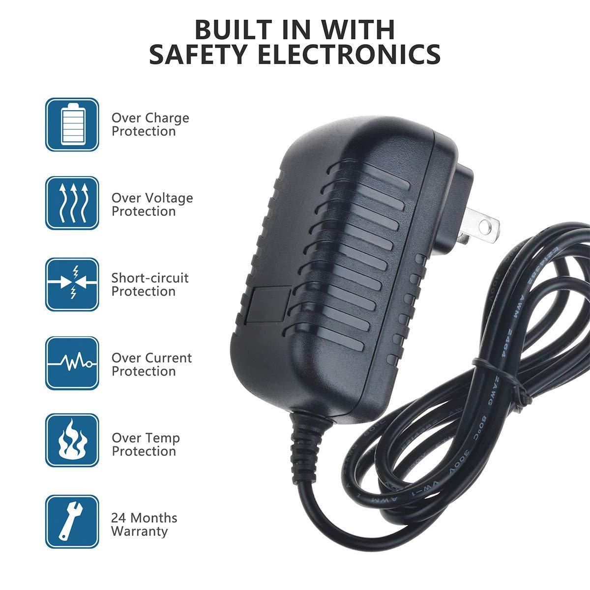SupplySource SupplySource AC Adapter Replacement for HOMEDICS SBM-200 Massager Shiatsu Massaging Cushion Power Supply