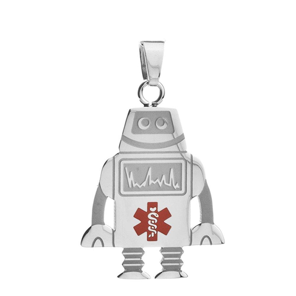 StickyJ StickyJ USA Robot Medical Pendant for Boys