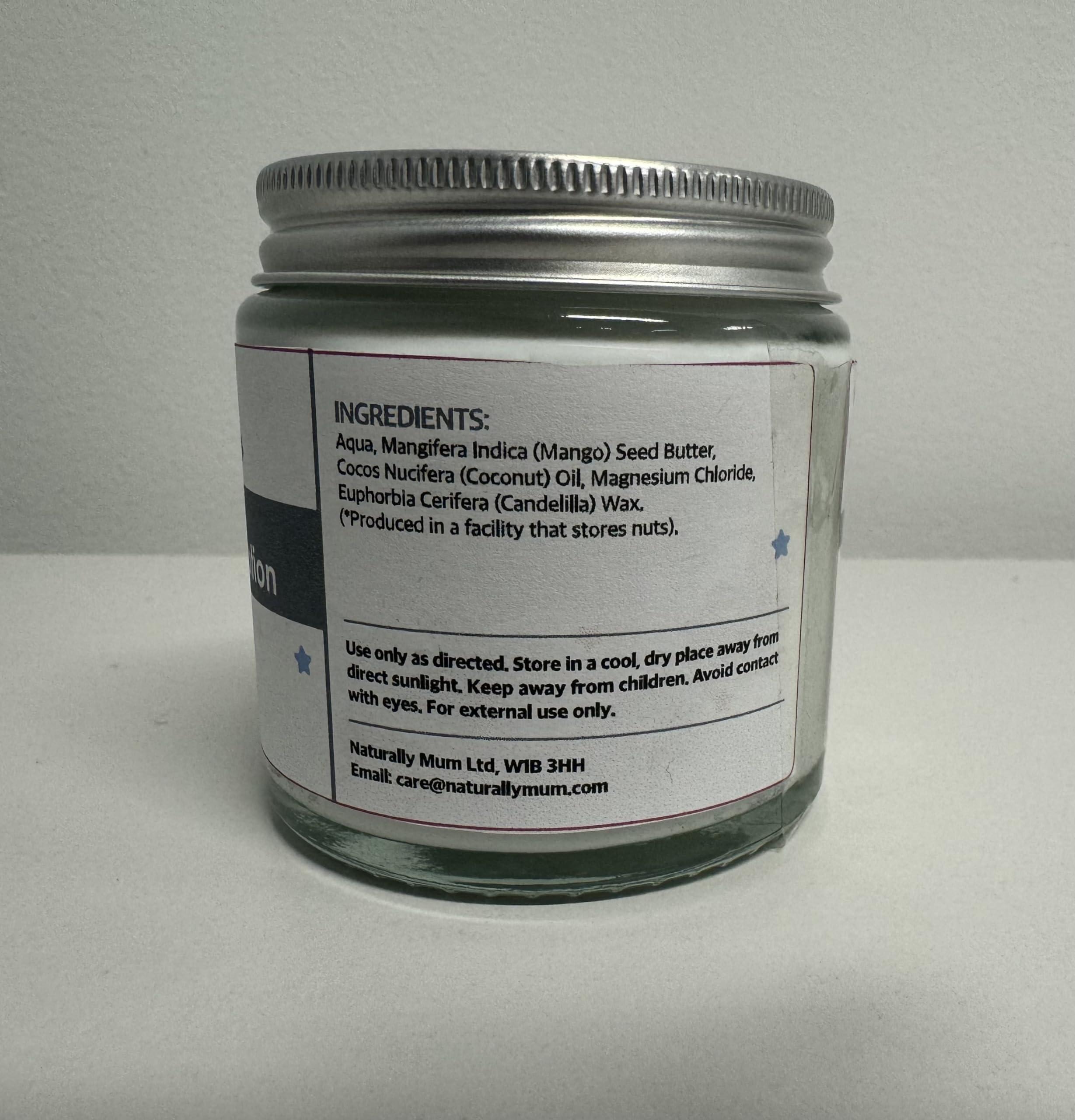 NaturallyMum NaturallyMum - Magnesium Bedtime Lotion for Kids & Babies [NATURAL & SAFE] - Topical Kids Magnesium Cream Lotion for Sleep - Safe for Babies (6M+) - Support for Sleep, Bone & Overall Kids Health