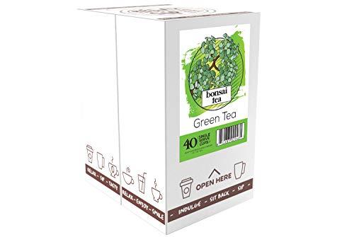 Bonsai Tea Co. Bonsai Tea Co. Green Tea, Compatible with K Cup Brewers Including 2.0, 40 Count