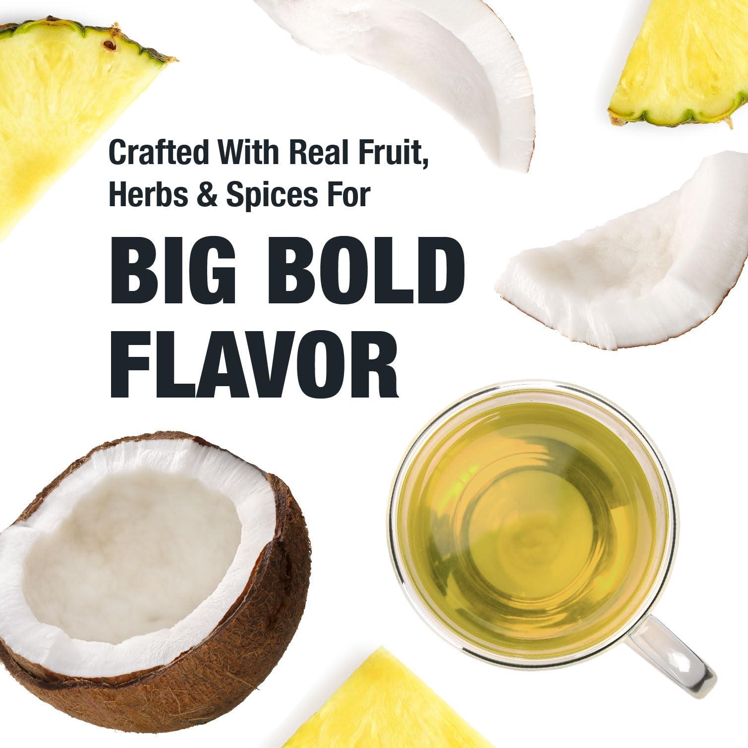 Tiesta Tea Tiesta Tea - Coconut Breeze - Soft Coconut Oolong Tea - Loose Leaf Tea Blend - Medium Caffeinated Oolong Tea - Make Hot or Iced Tea Up to 40-50 Cups - 4 oz Refillable Tin