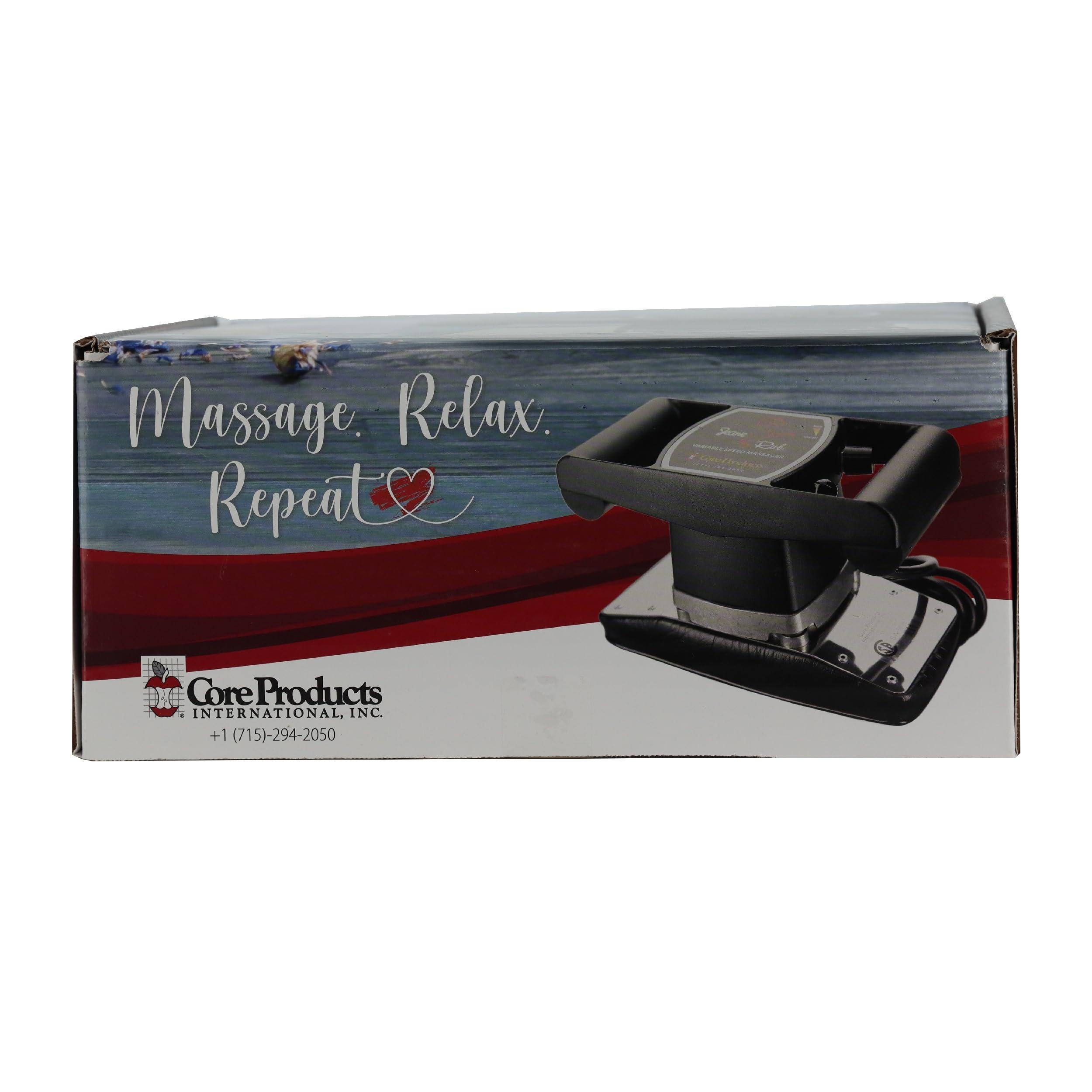 Core Products Core Products Jeanie Rub Variable Speed Massager, Premium Quality Deep Tissue Back & Shoulder Massager for Pain Relief, Body Massager for Back, Neck, Lower Back & Cellulite Massage