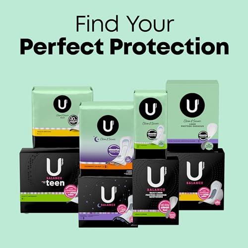 U by Kotex U by Kotex Clean & Secure Day/Night Bundle: Ultra Thin Pads with Wings, Regular Absorbency, 216 Count & Overnight Maxi Pads with Wings, Extra Heavy Absorbency, 48 Count (Packaging May Vary)