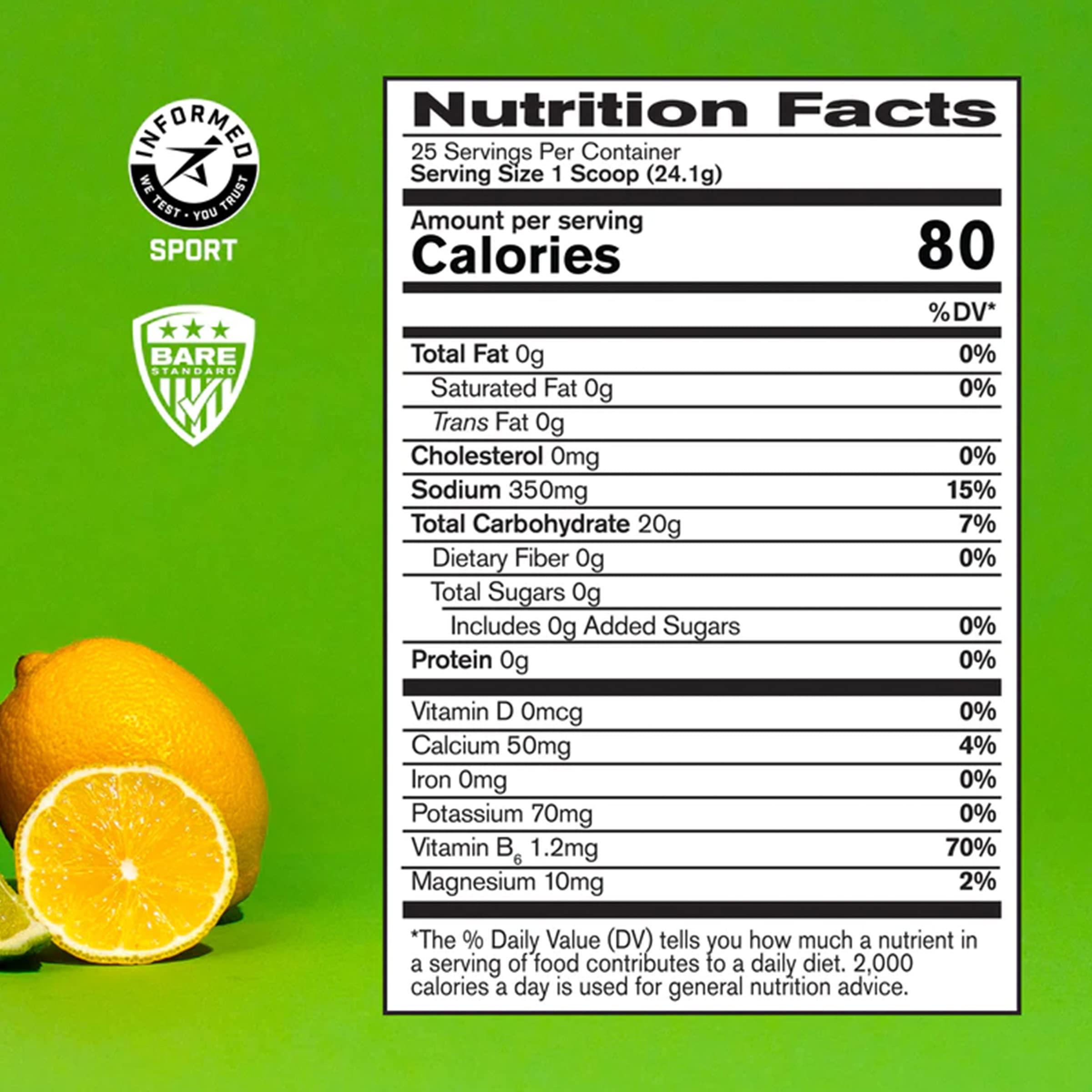 BARE PERFORMANCE NUTRITION Bare Performance Nutrition BPN Go Bar & G.1.M Sport Lemon Lime Bundle