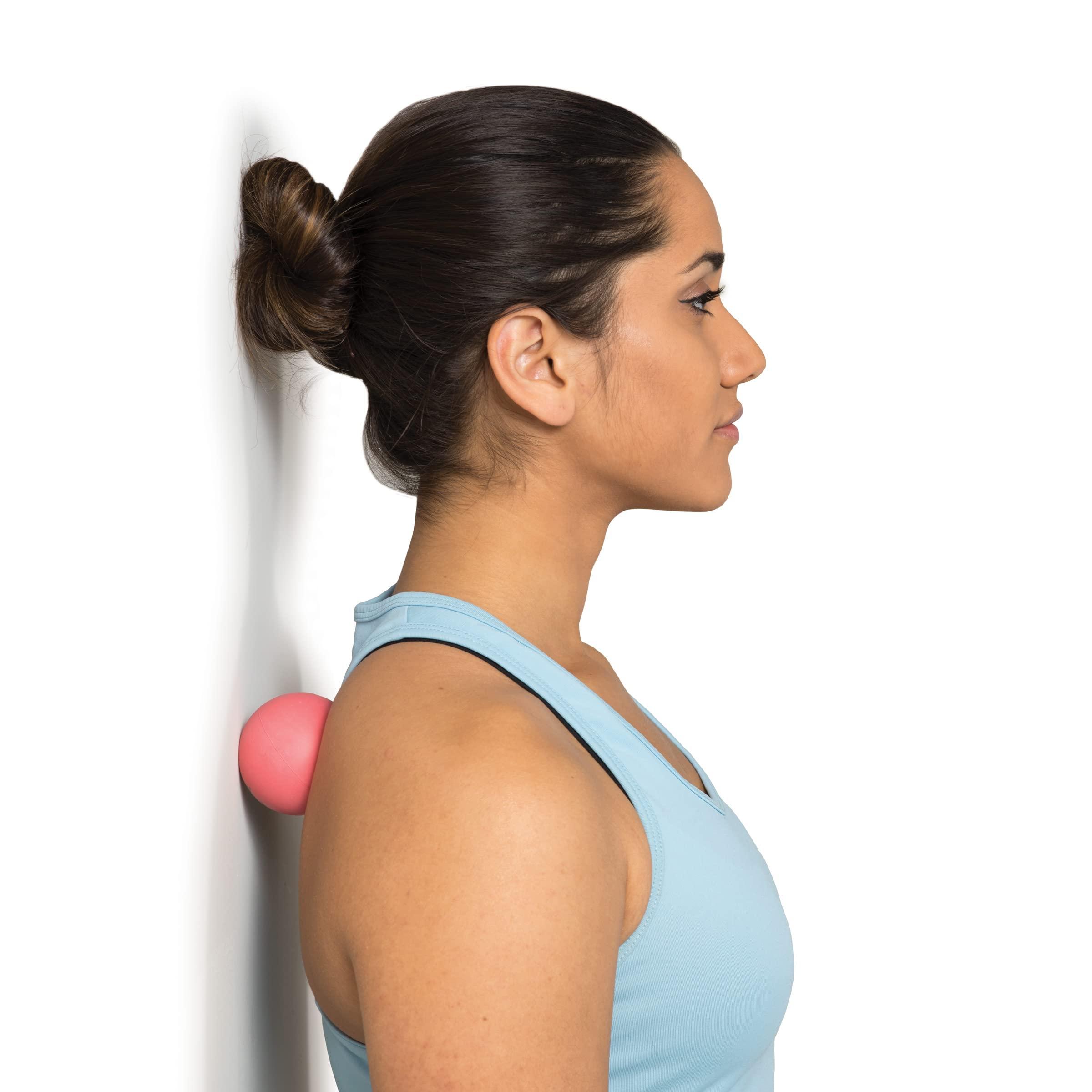 OPTP OPTP Super Pinky Ball Moderately Firm Density Deep Tissue Massage Ball for Back Pain, Shoulder Tension Relief, Sore Muscles, Plantar Fasciitis and More