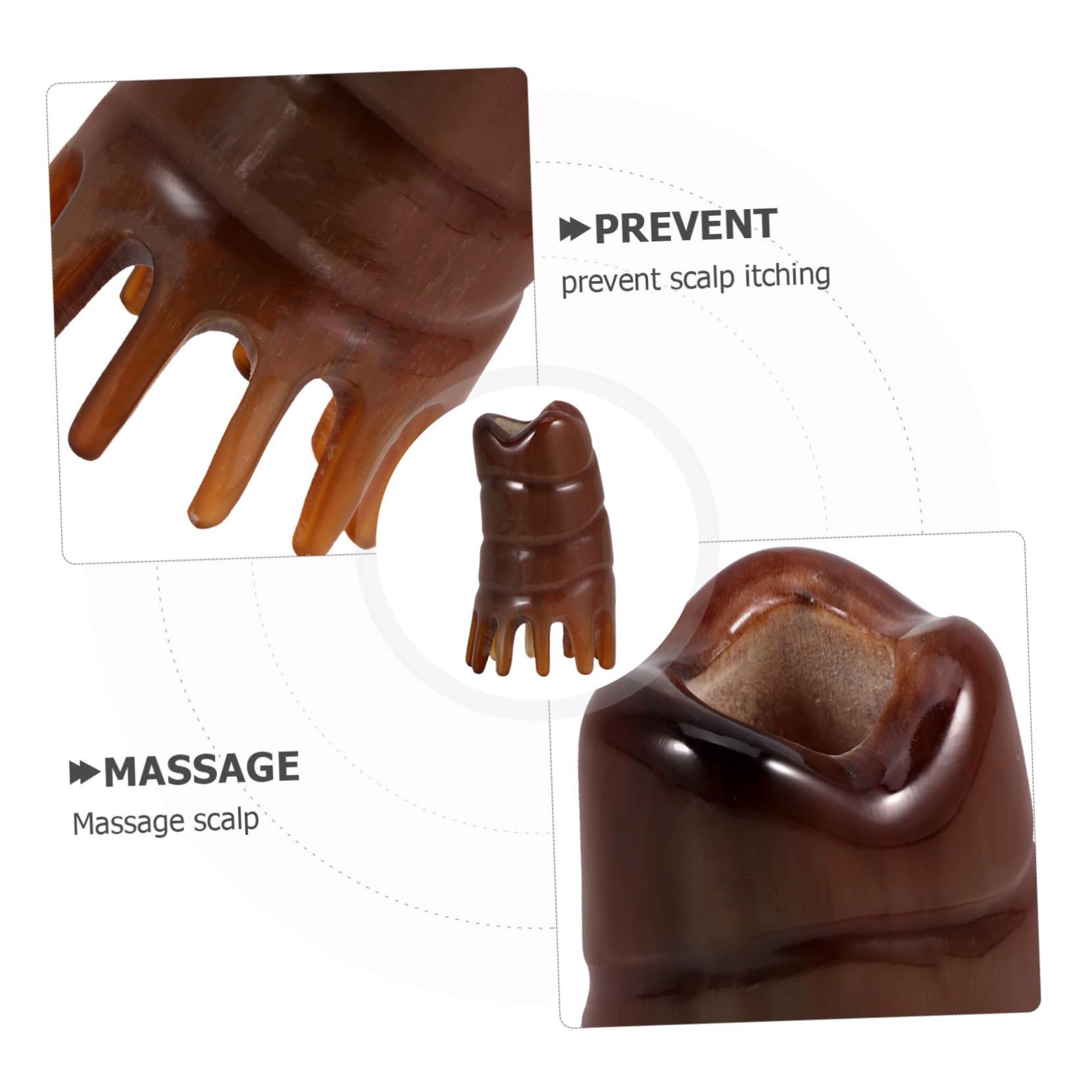 SEWOART SEWOART Bamboo Hair Washing Tool for Head Massage Scalp Massage Brush Massage Comb Scalp Portable Shampoo Brush Hair Cleansing Brush