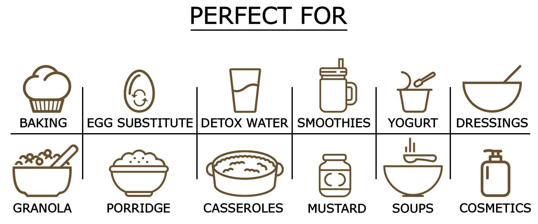 Food to Live Food to Live Organic Brown Flaxseed Meal, 8 Pounds Non-GMO, Kosher, Cold-Milled from Raw Whole Seeds, Pure Powder, Vegan Superfood, Bulk, Rich in Omega-3 Ground Flax, Keto Friendly