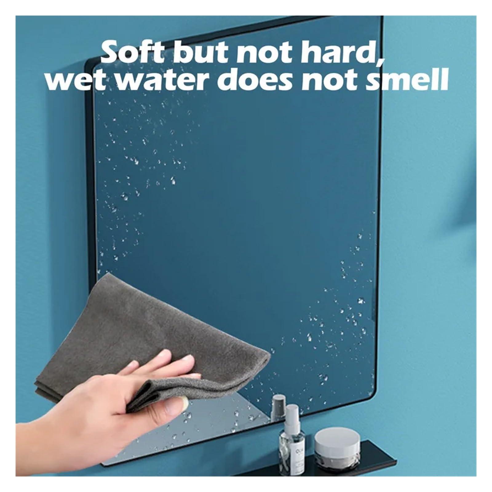 CLENEA Cleaning Cloth No Trace No Watermark Glass Cloth Car Windshield Glass Cleaning Cloth Microfiber Rag Quickly Absorbent (Color : 20X30CM, Size : 1PC)